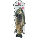 Pohyblivá hračka ve tvaru pstruha s Madnipem, 30 cm – Robocat Fish