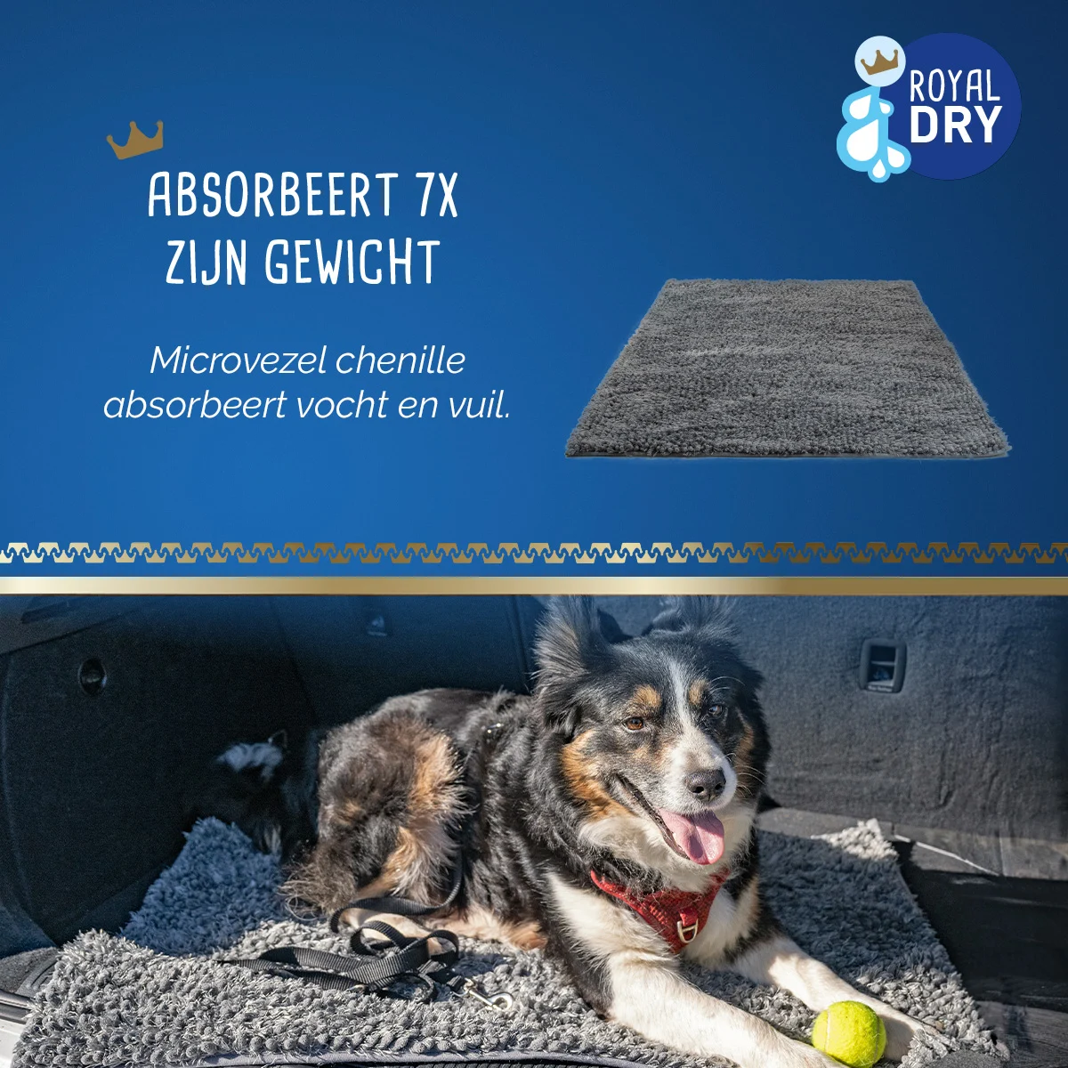 Mikrovláknová podložka pod misky s protiskluzovou vrstvou, 61 x 45 cm – Royal Dry - Obrázek 5