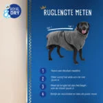 Mikrovláknitý župan pro psy M, délka zad 50 až 58 cm – Royal Dry - Obrázek 6