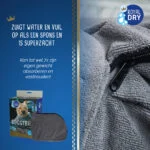 Sušicí vak pro psa z mikrovlákna S, délka zad 40 cm – Royal Dry Doggy Bag - Obrázek 4