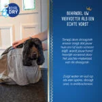 Mikrovláknový sušicí vak pro psy M, délka hřbetu 60 cm – Royal Dry Doggy Bag - Obrázek 6