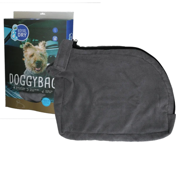 Sušicí vak pro psa z mikrovlákna L, délka zad 75 cm – Royal Dry Doggy Bag