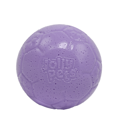 Fotbalový míček pro psy, světle fialový, 10 cm – Jolly Pets Mini Soccer Ball