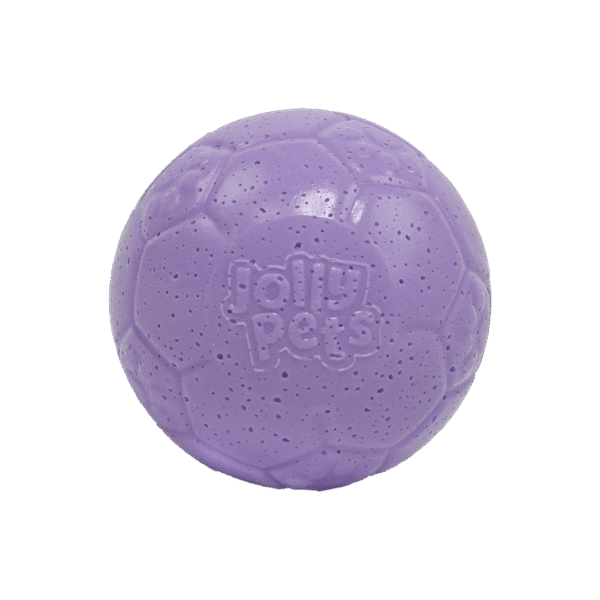 Fotbalový míček pro psy, světle fialový, 10 cm – Jolly Pets Mini Soccer Ball