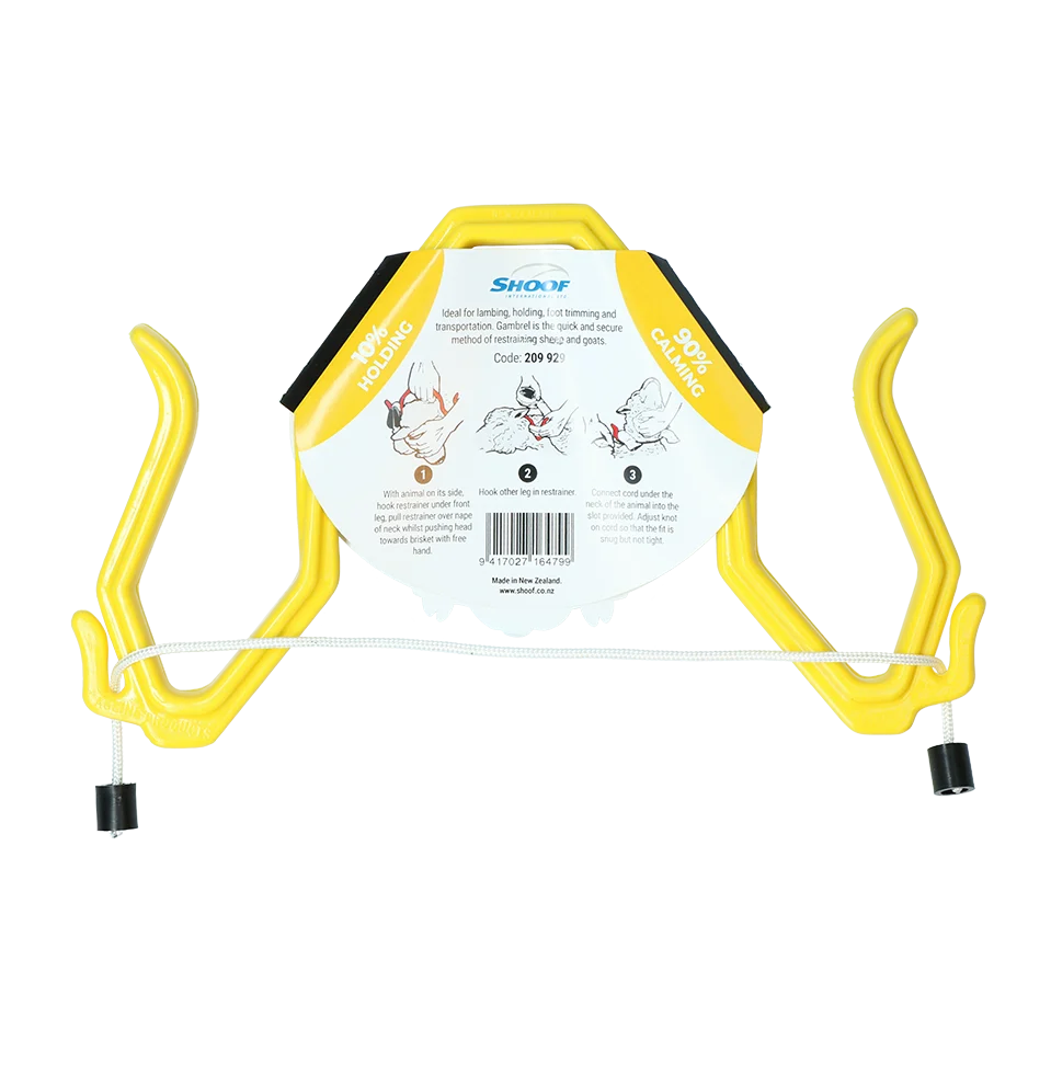 Fixační pomůcka pro ovce z polykarbonátu, 22,5 cm – Shoof Gambrel Restrainer L - Obrázek 3