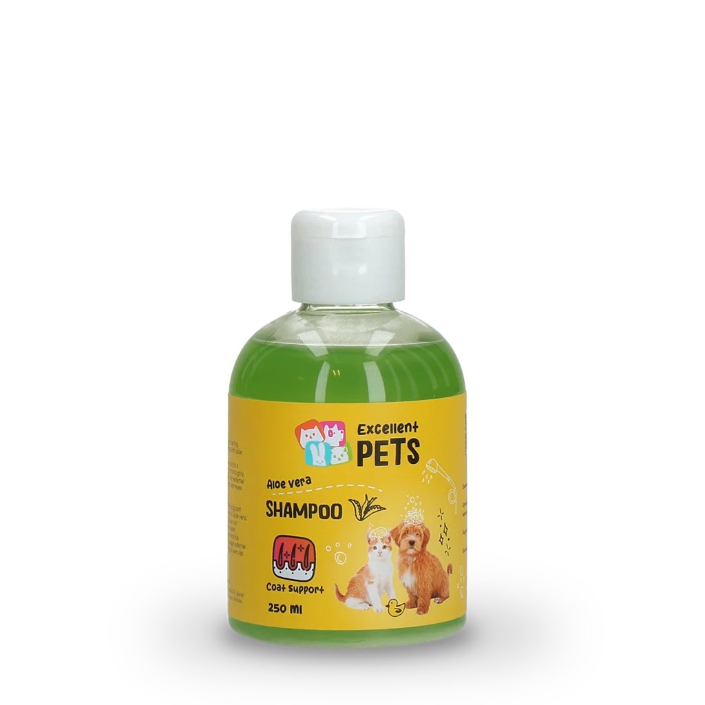 Šampon pro psy s aloe vera pro citlivou pokožku, 250 ml – Excellent Pets Shampoo Aloe Vera - Obrázek 1