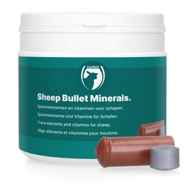 Minerální bolus pro ovce, 10 bolusů s 10 mikrobolusy – Excellent Sheep Bullet