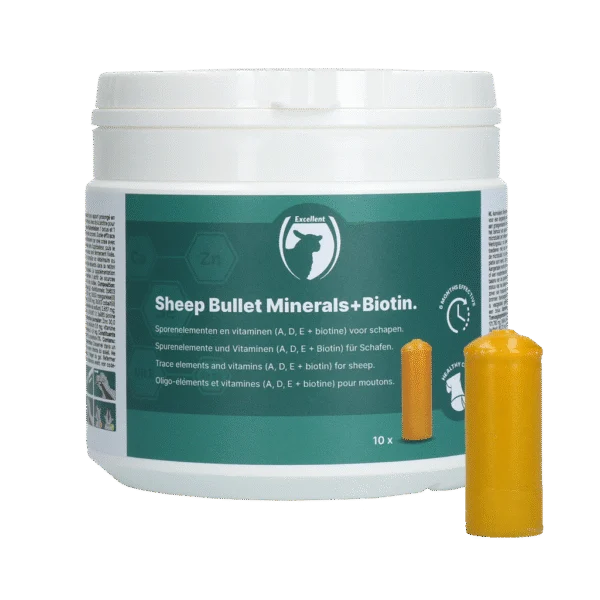 Ovčí bolus s biotinem, 10 kusů – Excellent Sheep Bullet Minerals + Biotin