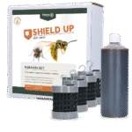 Sada slunečníku proti mouchám a vosám, 1 l kapaliny a 4 trubice – sada slunečníku Shield Up Stay Away