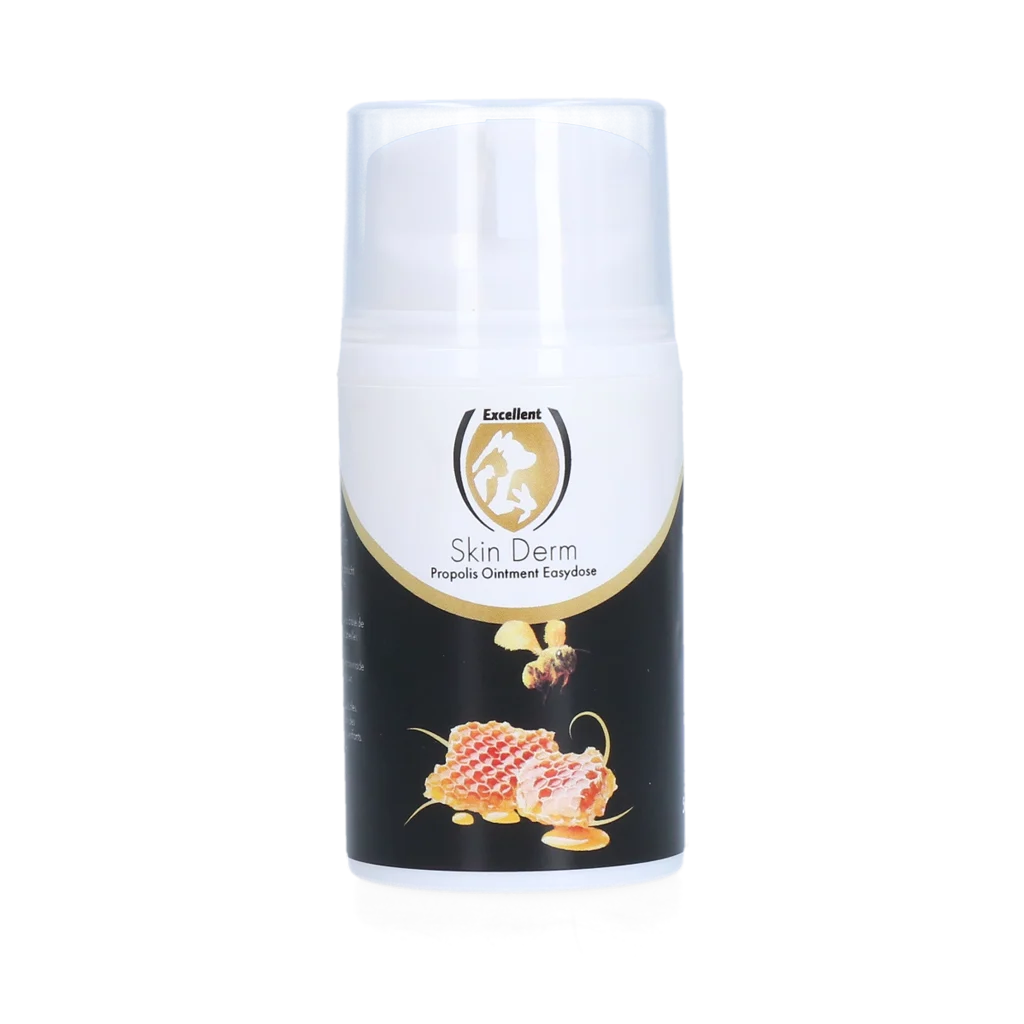 Mast na pokožku s propolisem a medem, 50 ml Easydose – Excellent Skin Derm Propolis & Honing Zalf - Obrázek 1