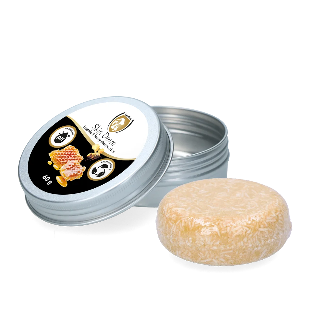 Tuhý šampon s propolisem a medem, 60 g – Excellent Skin Derm Propolis Shampoo bar - Obrázek 1