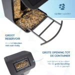 Krmítko pro ptáky s kamerou a solárním panelem, 1,5 l – Hofman Animal Care AI Bird Feeder - Obrázek 4