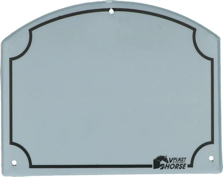 Plastová tabule do stáje 11 x 13 cm – Vplast