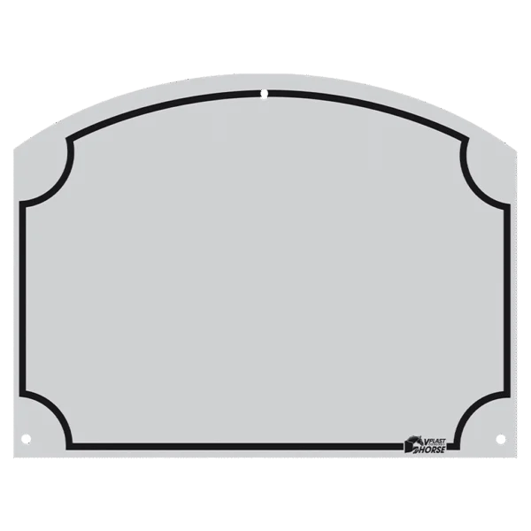 Stájová jmenovka z ABS plastu 70 x 95 mm – Vplast