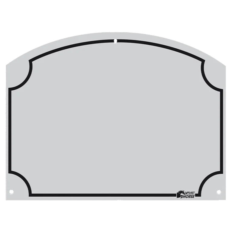 Stájová jmenovka z ABS plastu 70 x 95 mm – Vplast