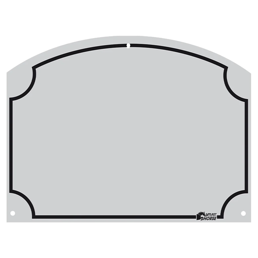 Stájová jmenovka z ABS plastu 70 x 95 mm – Vplast - Obrázek 1