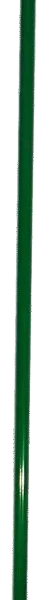 Lehká kovová násada 150 cm, zelená