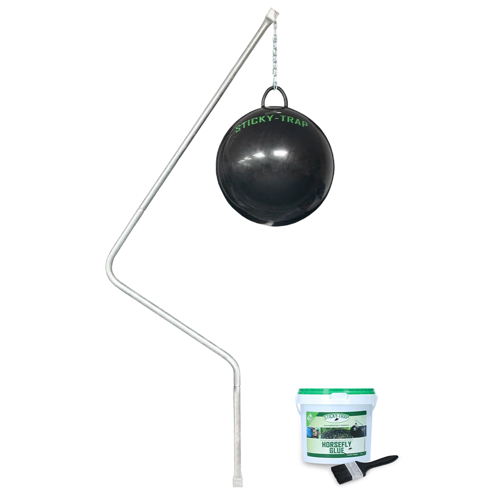 Past na ovády s koulí 60 cm a 1,5 l lepidla – kompletní past Sticky Trap Glue Heavy - Obrázek 1