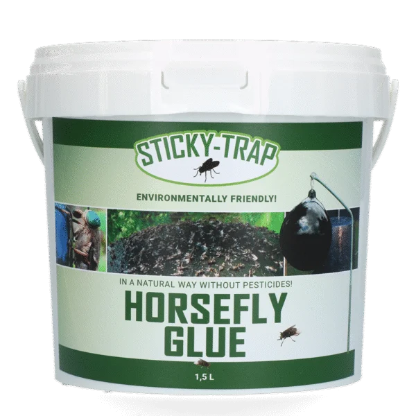 Lepidlo do pastí na ovády, odolné vůči dešti, 1,5 l – Sticky Trap Horsefly Glue