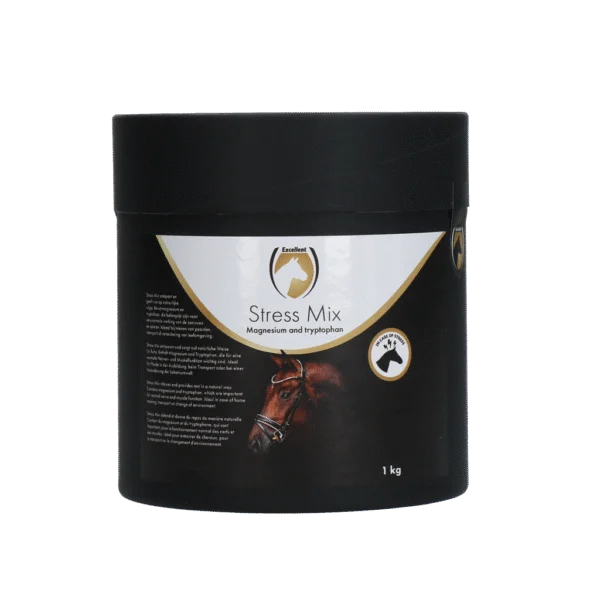 Doplněk krmiva pro koně pro období stresu s L-tryptofanem a hořčíkem, 1 kg – Excellent Horse No Stress Mix