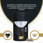 Pamlsky pro koně s banánovou příchutí, nízký obsah cukru, 3 kg – Excellent Horse Sweet Blocks - Obrázek 3