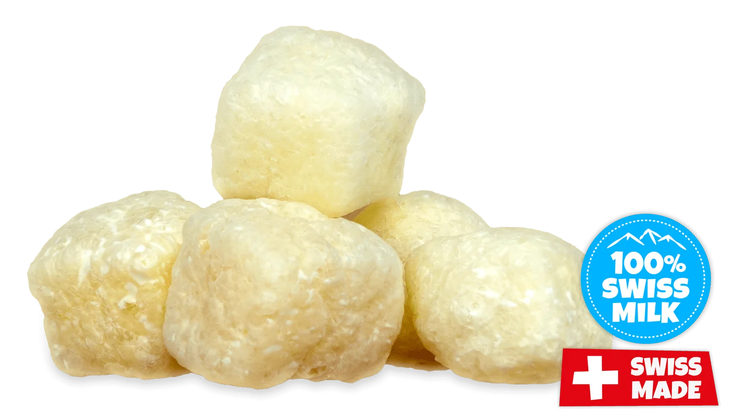 Sýrové pamlsky pro psy, křupavé, 28 odměn – SwissCowers Cheese Crunchies Original - Obrázek 3