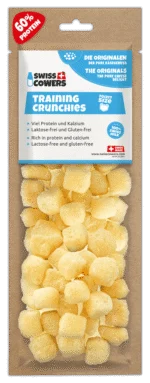 Sýrové pamlsky pro psy na výcvik, 30 pamlsků – SwissCowers Cheese Crunchies Training Original