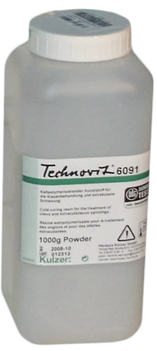 Prášek na kopytní bločky, 1 kg – Kulzer Technovit 6091 - Obrázek 1