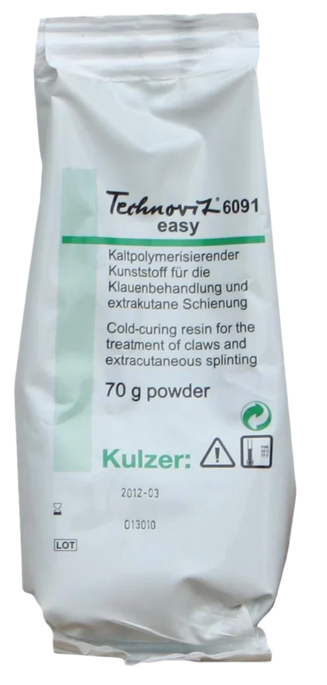 Prášek na paznehtní bloky 70 g – Kulzer Technovit 6091 Easy - Obrázek 1