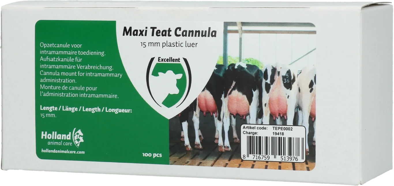 Struková kanyla pro jednorázovou stříkačku, 15 mm, 100 kusů – Excellent Maxi Tepelcanule - Obrázek 1