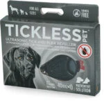 Ultrazvukový odpuzovač klíšťat a blech pro psy a kočky, černý – Tickless Pet - Obrázek 2