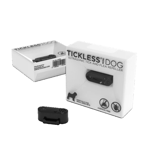 Odpuzovač klíšťat a blech pro malé psy, nabíjecí, černý – Tickless Mini Dog
