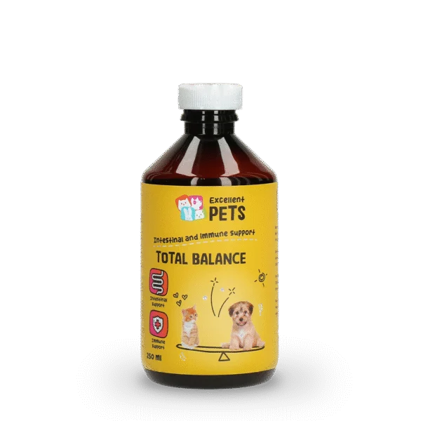 Tekuté krmné doplňkové krmivo pro psy a kočky, 250 ml – Excellent Pets Total Balance