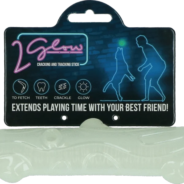Světélkující hračka ve tvaru klacku pro psy – 2 Glow Cracking & Tracking Stick