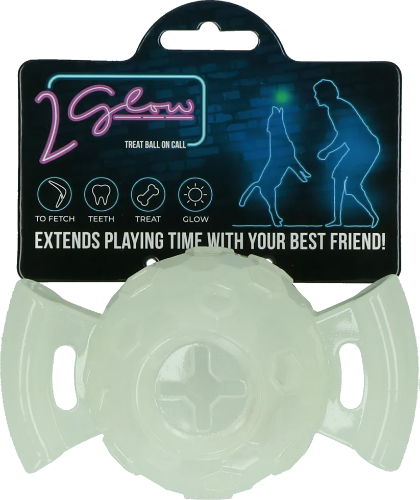Svítící míč pro psy – 2 Glow Treat Ball on Call - Obrázek 1
