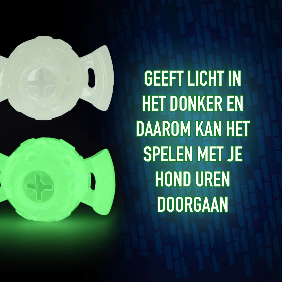 Svítící míč pro psy – 2 Glow Treat Ball on Call - Obrázek 4