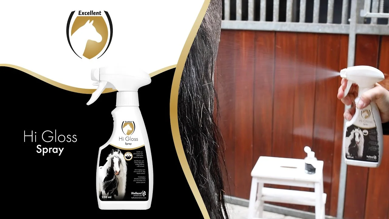 Sprej na hřívu a ocas, proti zacuchání, 5 l – Excellent Horse Hi Gloss Spray Refill - Obrázek 2