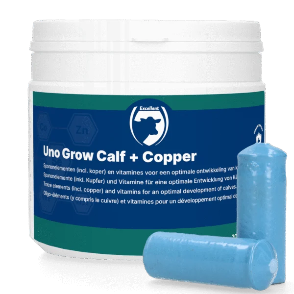 Minerální bolus s mědí pro telata, 20 x 40,5 g – Excellent Uno Grow Calf + Copper