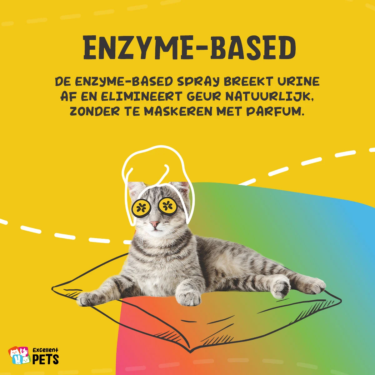 Sprej na skvrny od moči a zápach moči 250 ml – Excellent Pets Urine Control Spray - Obrázek 6