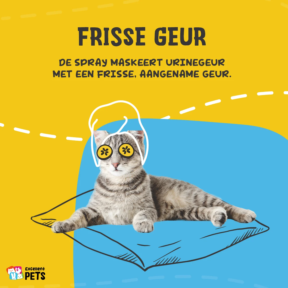Sprej na močové skvrny a zápach moči 500 ml – Excellent Pets Urine Control Spray - Obrázek 6