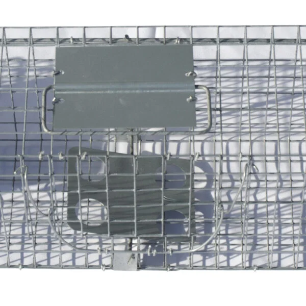 Průchozí past z pozinkované oceli na kuny a potkany, 102 x 17 x 20 cm – Hofman Pest Control