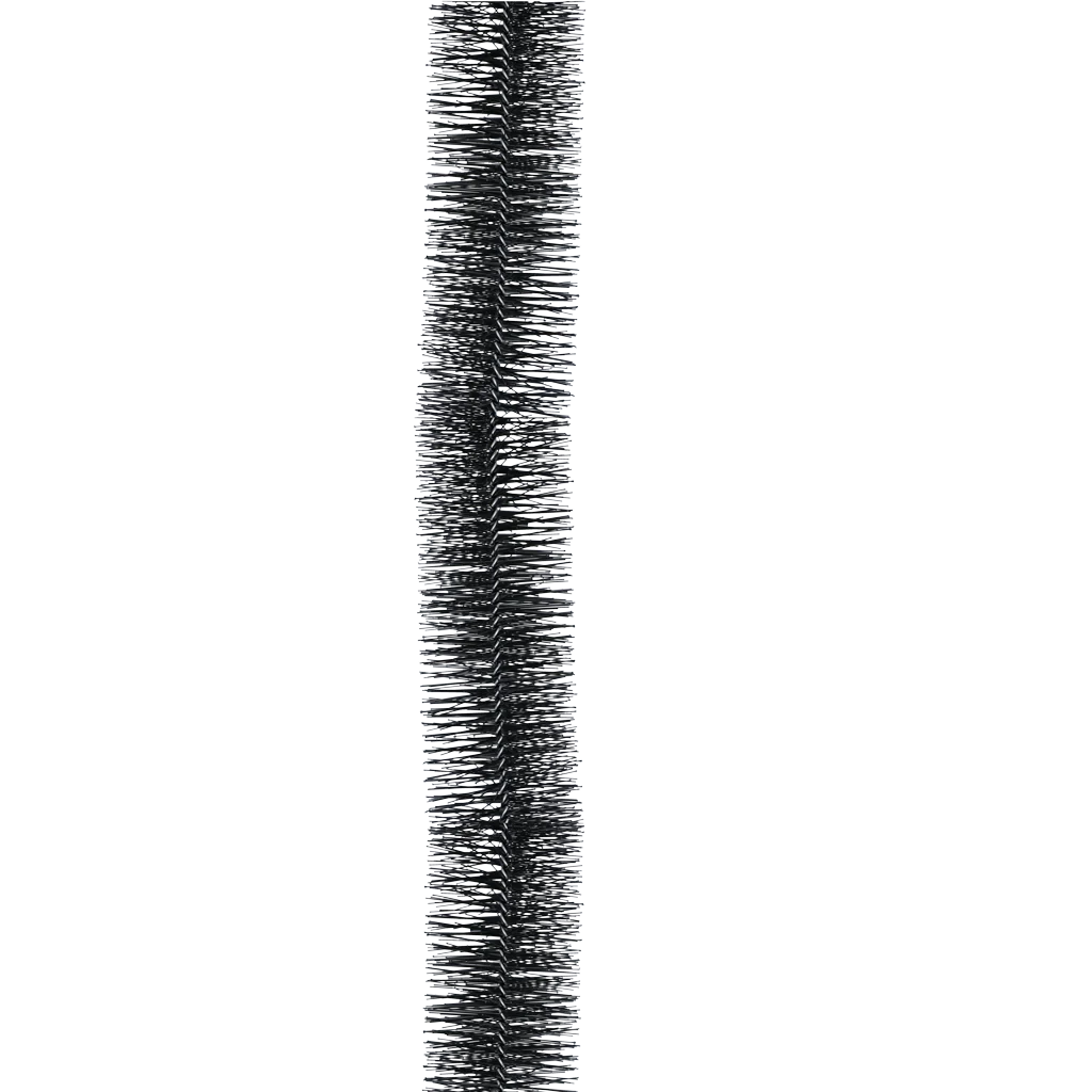 Ochranný kartáč pod střešní tašky, 1 m, Ø 100 mm – VentiStrip VentiBrush - Obrázek 1