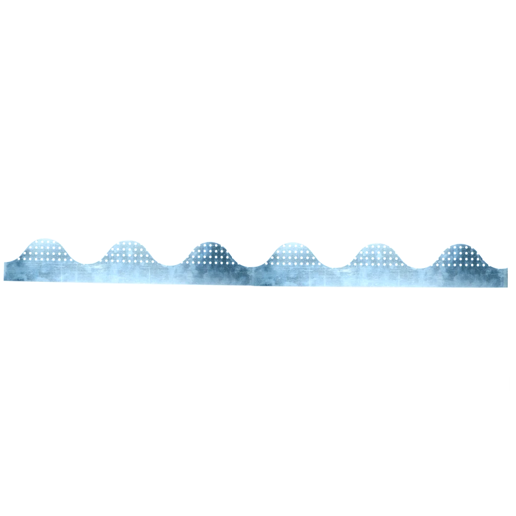 Profil pod vlnité desky z perforovaného hliníku, 1060 x 93 mm – VentiStrip - Obrázek 1