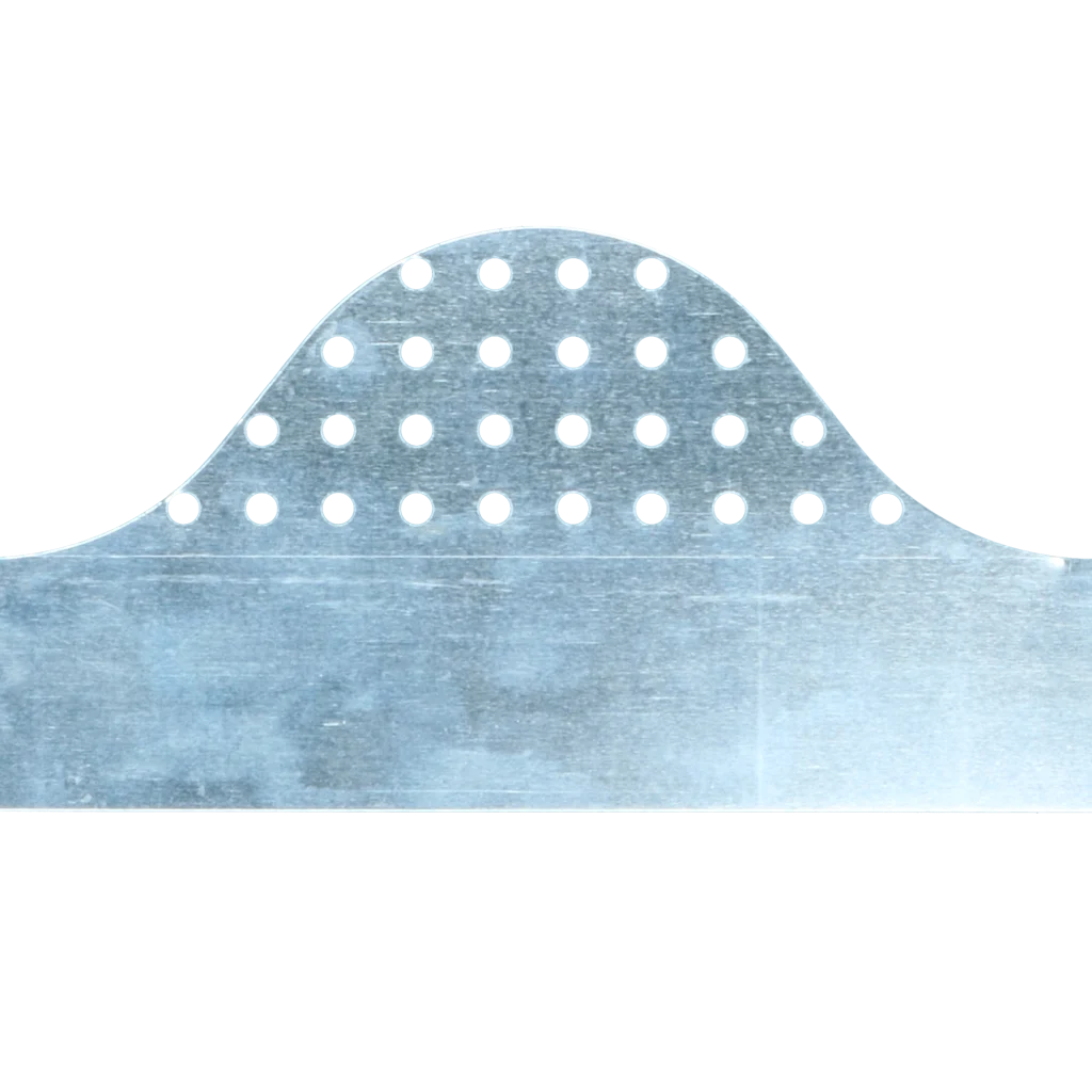 Profil pod vlnité desky z perforovaného hliníku, 1060 x 93 mm – VentiStrip - Obrázek 2