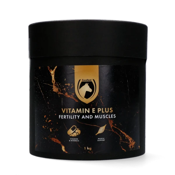 Doplněk vitaminu E pro koně s lysinem a selenem, 1 kg – Excellent Horse Vitamin E Plus