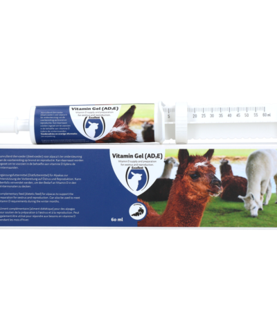 Vitamínový gel pro alpaky s vitaminy A, D3 a E, 60 ml – Excellent Vitamine Gel