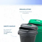 Sud na krmivo se šroubovacím uzávěrem, 70 l, černý - Obrázek 4
