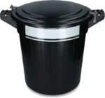 Nádoba na krmivo s víkem a zámkem, 80 l – Vplast - Obrázek 2