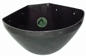 Plastová rohová krmná miska pro koně – Ok-Plast Corner Feeder 16L