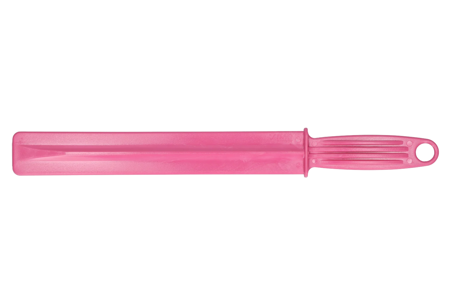 Plastové míchadlo krmiva s očkem na zavěšení, 38 cm, růžové – Vplast - Obrázek 1